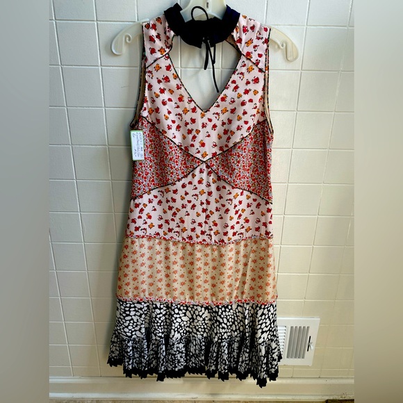 Coach Floral Patchwork Sleeveless Dress - Picture 1 of 6